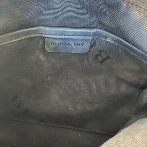 COPY - Black nylon Burberry makeup bag